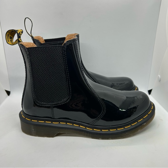 Dr. Martens Shoes - Dr. Martens 2976 Black Patent Leather Chelsea Boot Womens Size 7